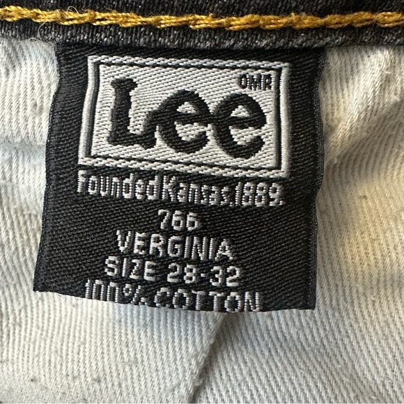 Lee Verginia Dark Gray Flare Leg Jeans - Picture 3 of 6